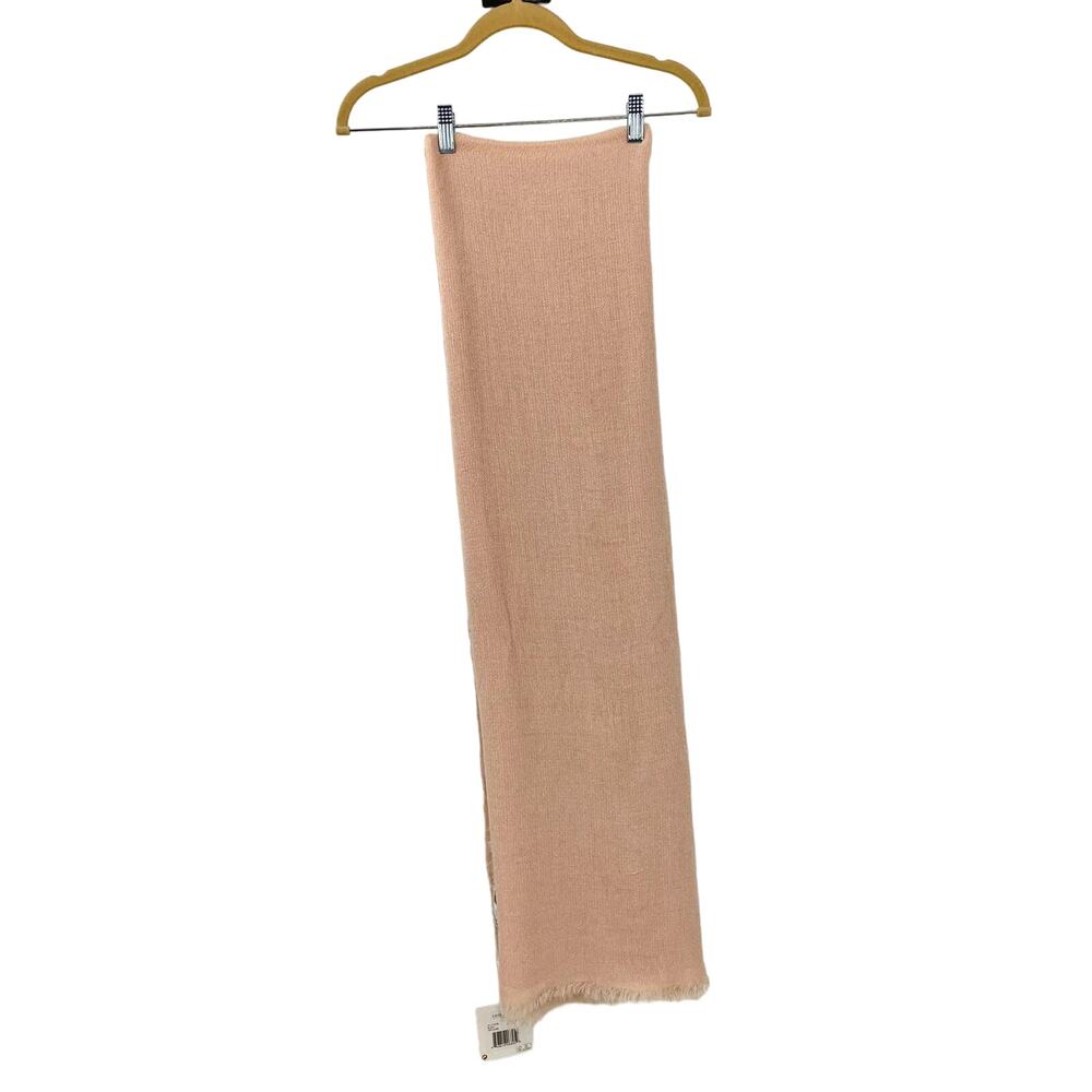 Shiraleah Chicago Blush Pink Lightweight Fringe Acrylic Blanket Tate Wrap Scarf